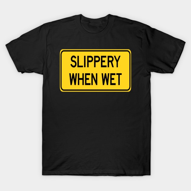 Slippery When Wet T-Shirt by Different Folks Inc